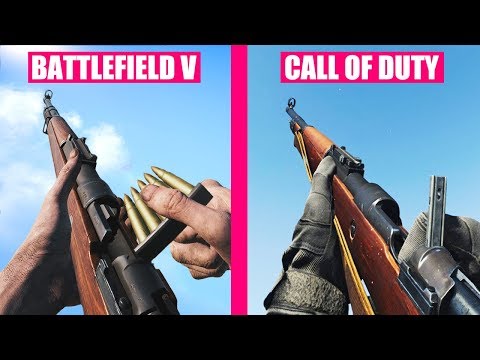 Battlefield 5 vs Modern Warfare 2019 Weapons Comparison