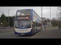 United Kingdom Double Decker Bus 103 Ride From Sharston Road To Selstead Road Portway