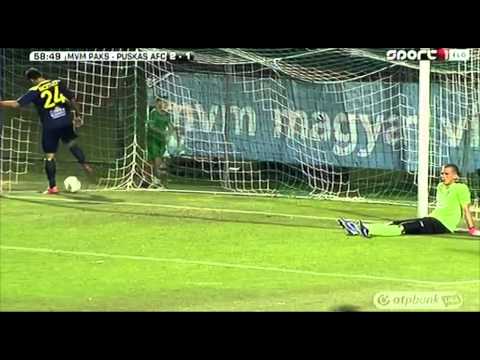 Simon Attila első gólja a MVM-PAKS - Puskás Akadémia FC meccsen