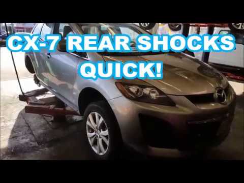 MAZDA CX-7 REAR SHOCKS How To REPLACE 2007-2012 replacement change