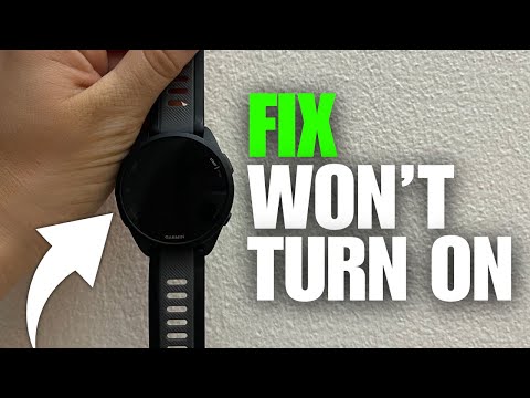 How To Fix Garmin Forerunner Won't Turn On
