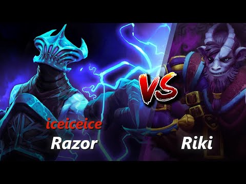 How to Razor offlane vs Riki/Grimstroke (feat. iceiceice) | First 10 minutes
