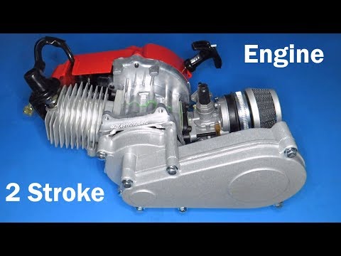49cc Engine 2-Stroke Pull Start with Transmission For Mini Moto Dirt Bike