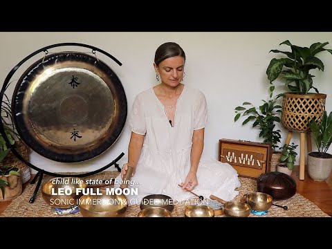 Leo Full Moon: Sonic Immersion & Guided Meditation (17 Feb 2022)