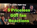 Priceless Game Of Thrones Fan Reactions : Arya kills Night King