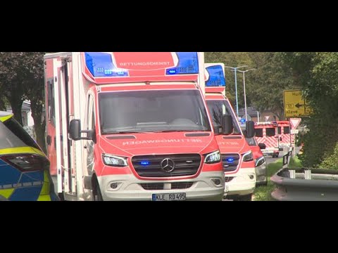 Schulbus-Notbremsung in Bedburg-Hau