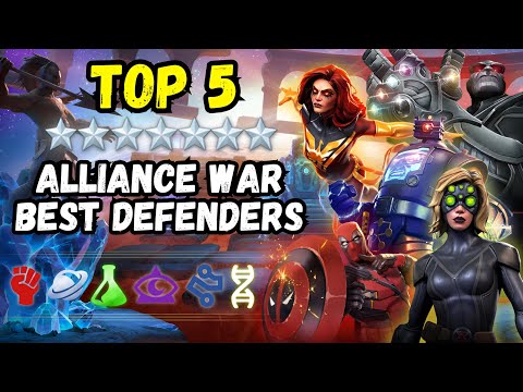 TOP 5 DEFENDERS & PLACEMENTS for EVERY NODE! Alliance War Guide - MCOC