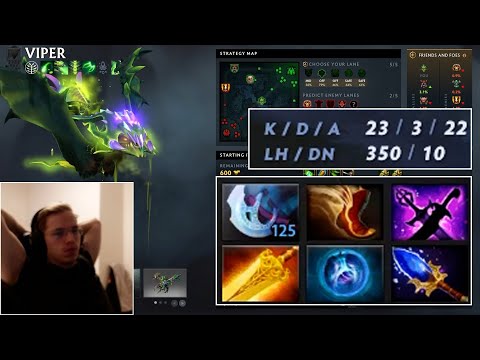Topson New Meta Viper item build in action