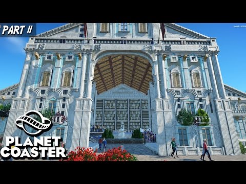 Alexandria Station | Planet Coaster | Alpha 2 | Gameplay
