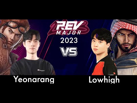Tekken 7 - REV Major 2023 | Yeonarang (Hwoarang) vs LowHigh (Shaheen) Winners Semis