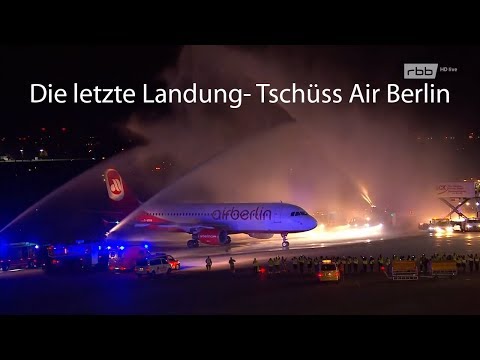 AIR BERLIN The last landing AB6210 BER4EVR