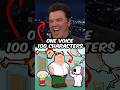 1 MAN 100 VOICES Shorts Familyguy Voiceacting Cartoon Funnymoments Cool Petergriffin