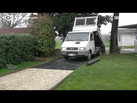 Geogravel - Esempio d'installazione