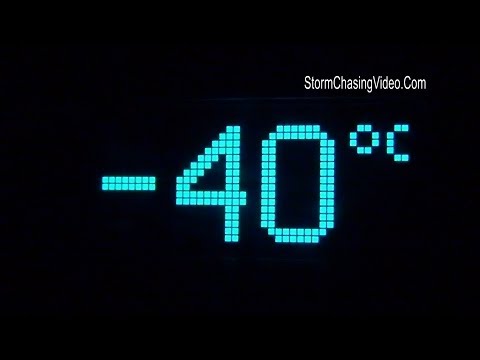 1/2/2014 Internatoinal Falls, MN -40F Below Zero B-Roll