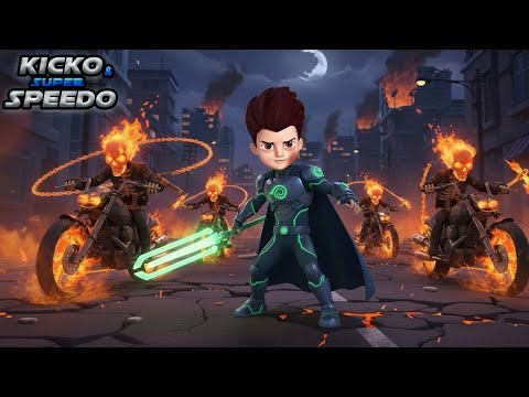 Kicko Shadow Hero vs Ghost Riders | Kicko & Super Speedo |New Episodes In Hindi |