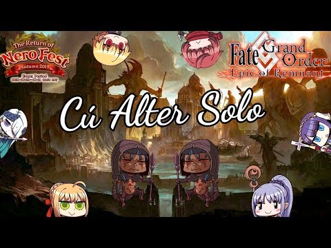 [FGO NA] Nerofest Autumn 2019 - Grand Finale: The Crimson Olympian - Cu Alter Solo (Triple Kill x2)