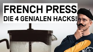 French Press Hacks: 4 Geniale Geheimmethoden mit deiner Pressstempelkanne! Bodum Presskanne