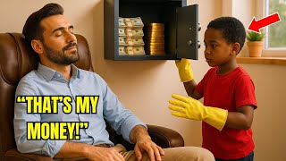 BILLIONAIRE Pretends to Sleep to Test Black Maid’s Son… and Freezes at What He Does