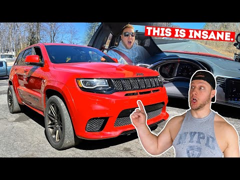 TEST DRIVING A 2,000HP TWIN TURBO JEEP TRACKHAWK!!! *Should I Build One?!?*
