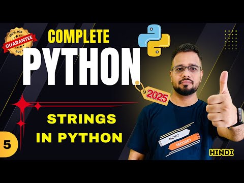 Python Tutorial In Hindi 5 Basic Operations Slicing Functions