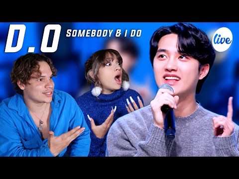 One Of The Best KPOP SINGERS EVER | Waleska & Efra React to EXO's D.O. - “Somebody & I Do” It's Live