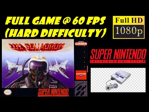 U.N. Squadron (SNES) Full Playthrough with cheats @ 1080p