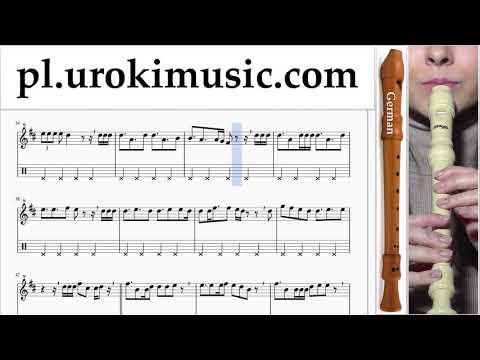 Nauka Gry Na Flecie Prostym (Niemiecki) Jonas Blue - Mama Nuty Poradnik Część 2 um-i463