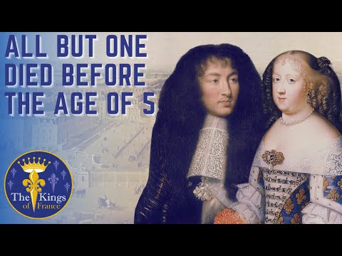 The Children of Louis XIV And Maria Theresa Of Spain - They DIED too young