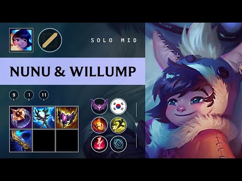 Nunu & Willump Mid vs Twisted Fate - KR Master Patch 25.24