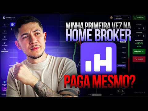 HOME BROKER PAGA MESMO? Minha PRIMEIRA VEZ na CORRETORA (A VERDADE)