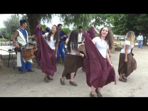 Dança folclórica em Mouriscas (Portugal) no "Festival Mourisco" 2017 - dança 2-