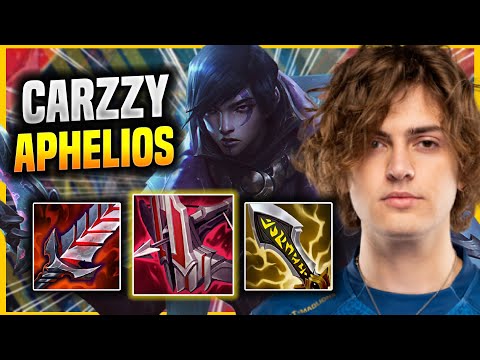 CARZZY DESTROYING WITH APHELIOS! - VIT Carzzy Plays Aphelios ADC vs Syndra! | Preseason 2022