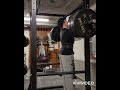 170kg front squat 1 reps for 3 sets with pause,ass to grass