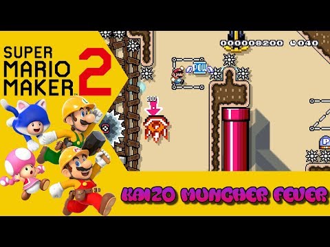 Mario Maker 2 Kaizo Muncher Fever By Zilgyd