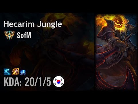 Hecarim Jungle vs Nidalee - SofM - KR Challenger Patch 6.16