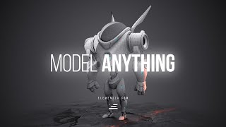 How to 3D Model Anything // Key Principles of 3D Modeling