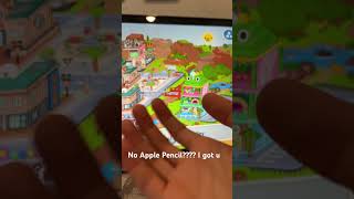 Apple Pencil dupe?! #toca #tocaboca #applepencil #stylus #spoon #roleplay #family #hack