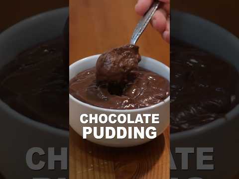 Homemade Chocolate Pudding Recipe #shorts