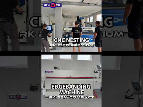 CNC NESTING AND EDGEBANDING MACHINE DELIVERED TO OUR CLIENT FROM SERBIA #RADEK #woodworking #machine