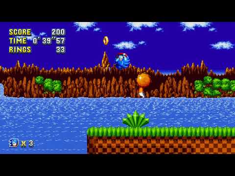 Sonic Mania - Donkey Kong Jungle Beat [level progress 3]