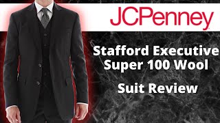 Affordable Suit Review | JC Penny Stafford Executive Super 100 Wool Suit