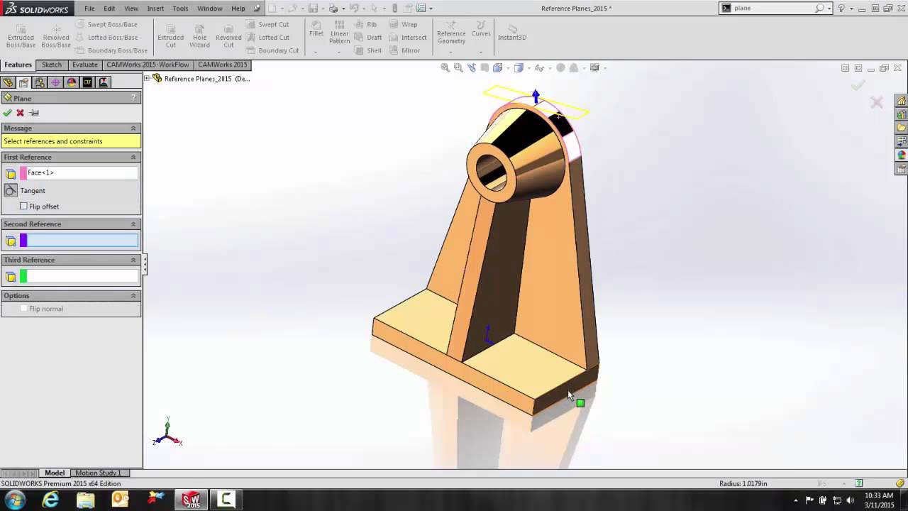 SOLIDWORKS Quick Tip - How to Create Reference Planes