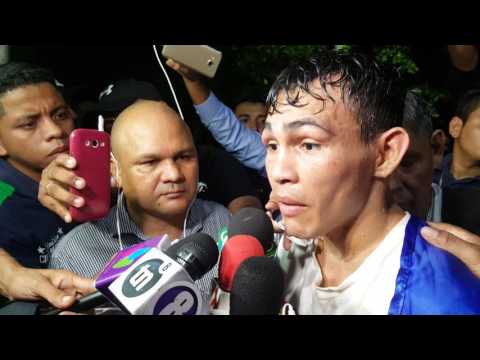 Buitrago habla después de su victoria sobre el mexicano Medina