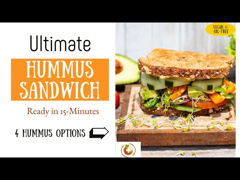 Ultimate Veggie HUMMUS SANDWICH