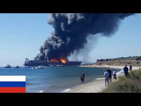 1 minute ago! US F-35 fighter jets sank a North Korean aircraft carrier carrying troops to Russia.