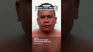 Viral Aksi 'Bang Jago' Acungkan Pisau dan Sayat Mobil di Jalanan Pekanbaru, Kini Ditangkap Polisi