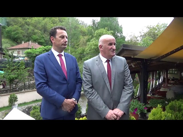Посета на градоначалникот на Витина, г.Сокол Халити