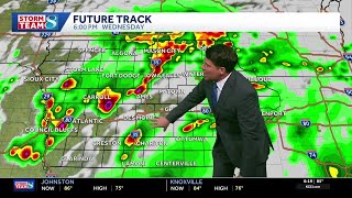 Iowa weather: More rounds of severe weather are possible Wednesday and Friday