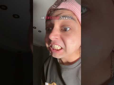 IN INGLISH PLEASE! ✌🏻🤣