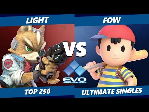 EVO 2019 SSBU - Rogue | Light (Fox) Vs. FOW (Ness) Smash Ultimate Tournament Top 256